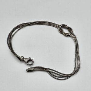 Italian 4 Strand 925 Knot Bracelet